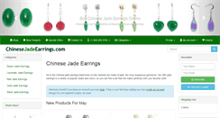 Desktop Screenshot of chinesejadeearrings.com